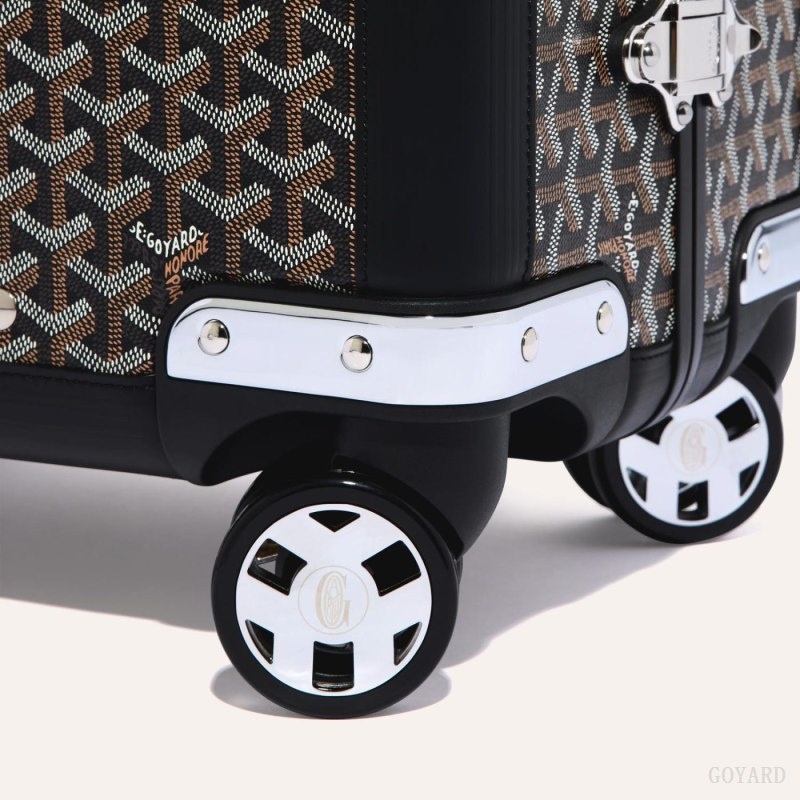 Goyard BOURGET PM TROLLEY CASE Black | KBDO1775