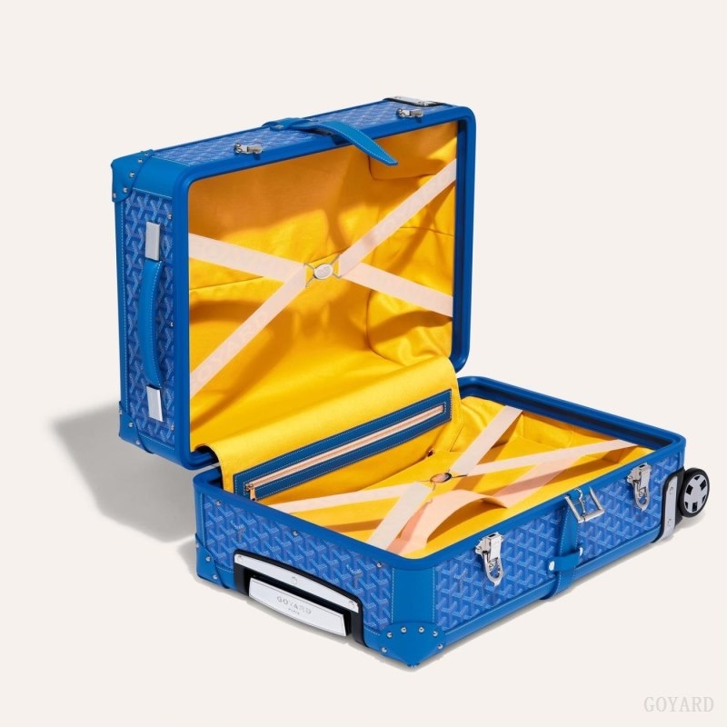 Goyard BOURGET PM TROLLEY CASE Blue | TRYS7605