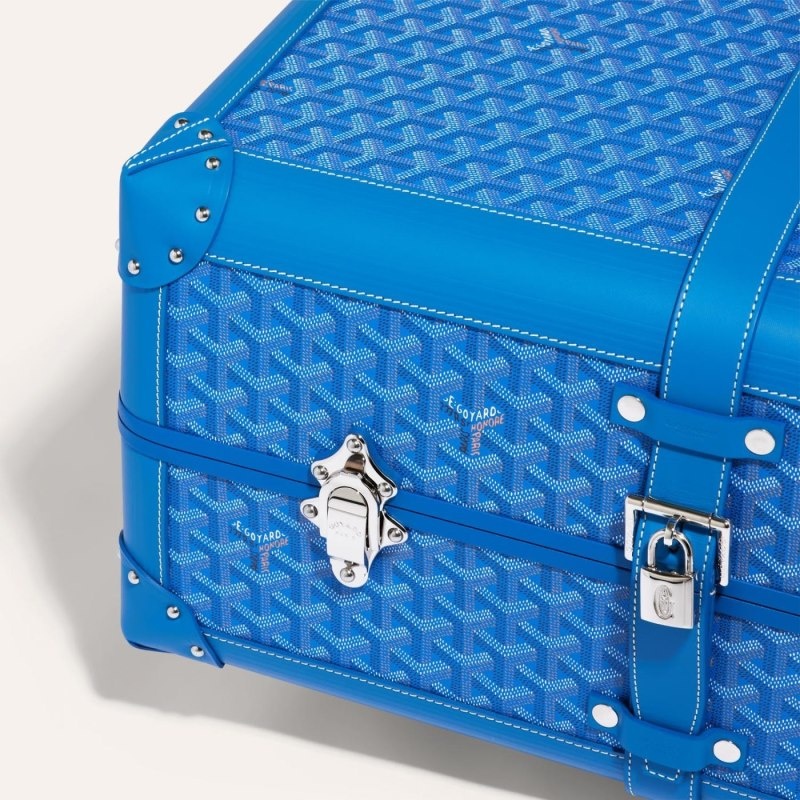 Goyard BOURGET PM TROLLEY CASE Blue | TRYS7605