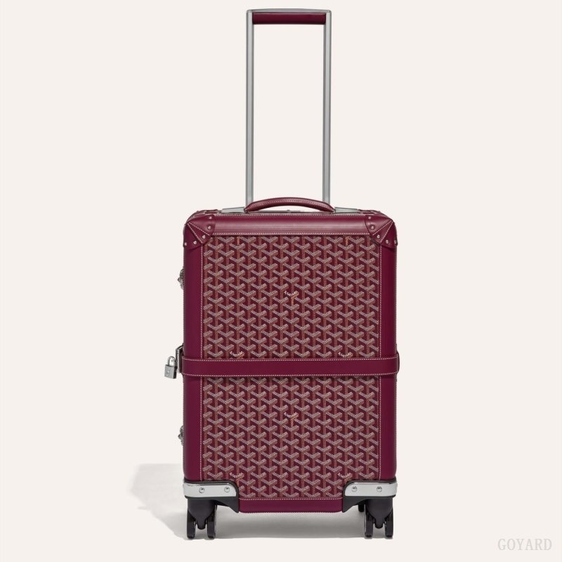 Goyard BOURGET PM TROLLEY CASE Burgundy | KIPI9552