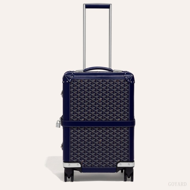 Goyard BOURGET PM TROLLEY CASE Navy Blue | TPUO6755