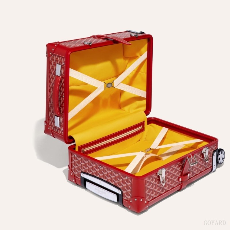 Goyard BOURGET PM TROLLEY CASE Red | CODS2942