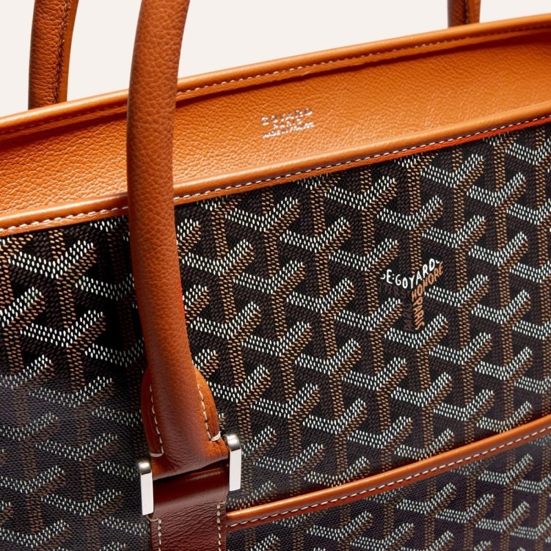 Goyard BOURGOGNE BAG Black / Brown | EUFB1569