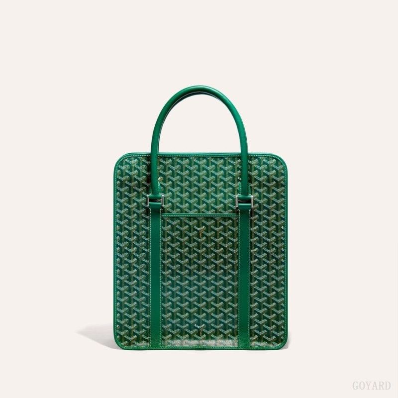 Goyard BOURGOGNE BAG Green | VSQJ8786