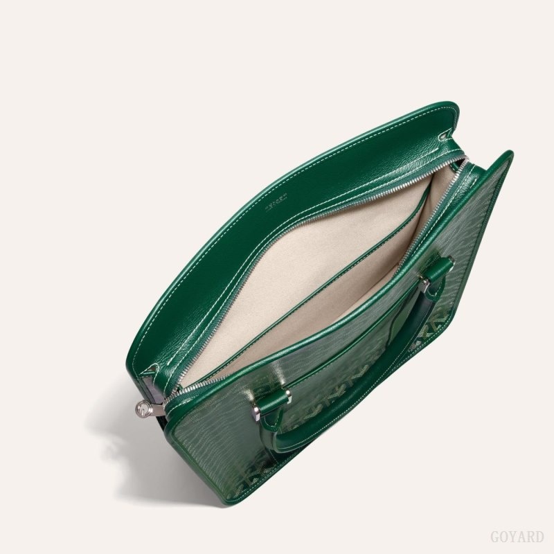 Goyard BOURGOGNE BAG Green | VSQJ8786