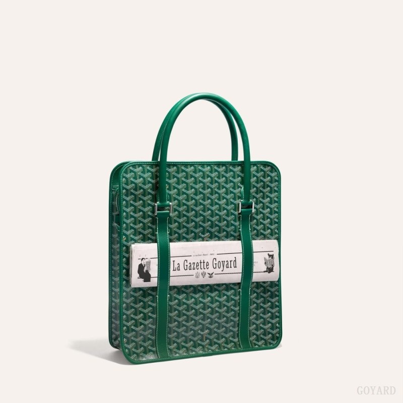 Goyard BOURGOGNE BAG Green | VSQJ8786