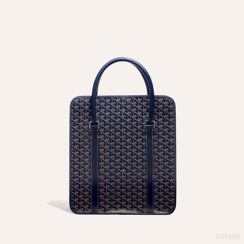 Goyard BOURGOGNE BAG Navy Blue | WFAQ7656