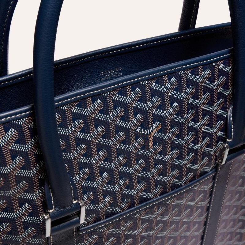 Goyard BOURGOGNE BAG Navy Blue | WFAQ7656