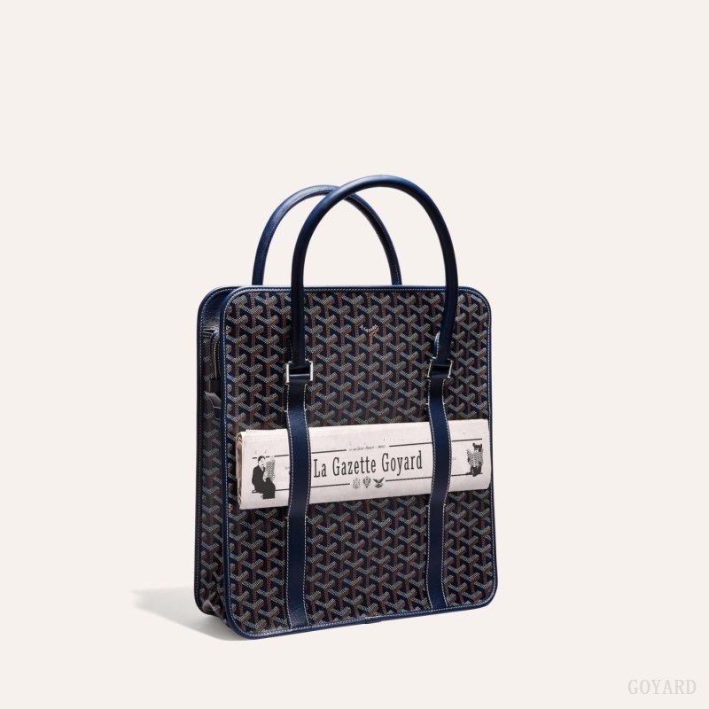 Goyard BOURGOGNE BAG Navy Blue | WFAQ7656