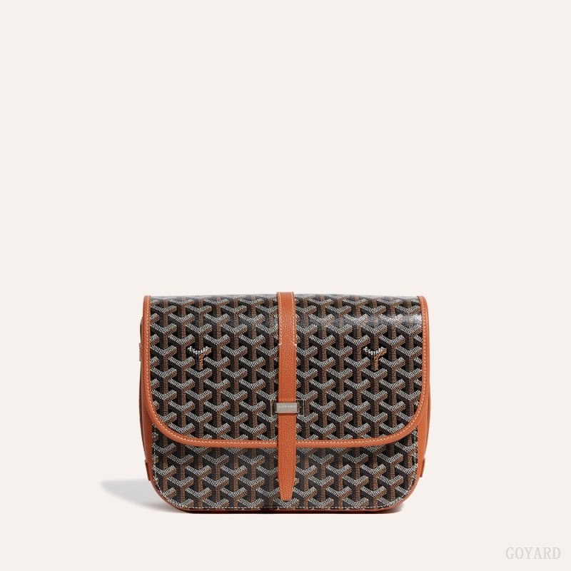 Goyard Belvedere MM Bag Black / Brown | XAQL7489