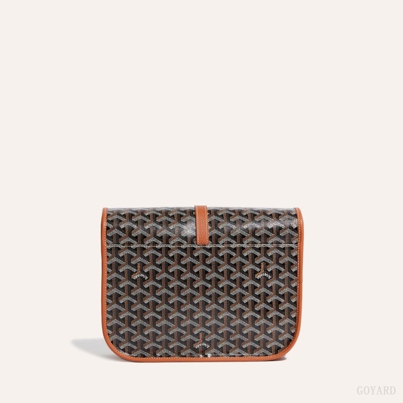 Goyard Belvedere MM Bag Black / Brown | XAQL7489