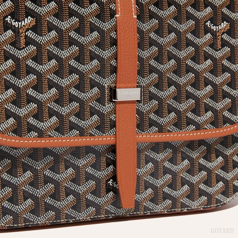 Goyard Belvedere MM Bag Black / Brown | XAQL7489