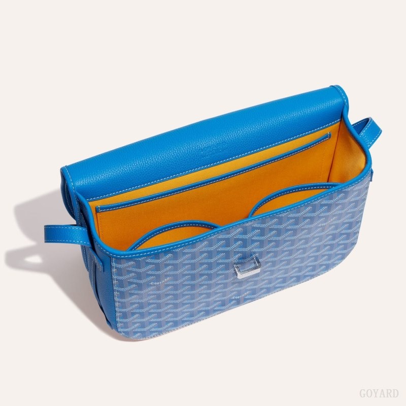 Goyard Belvedere MM Bag Blue | CSNU2839