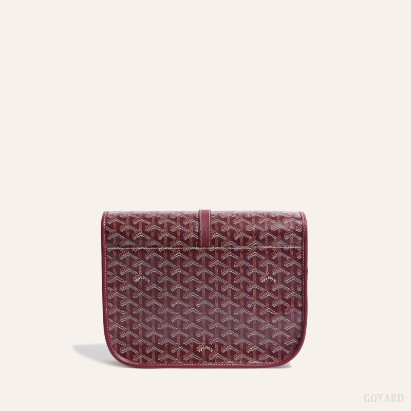 Goyard Belvedere MM Bag Burgundy | HKHI6486