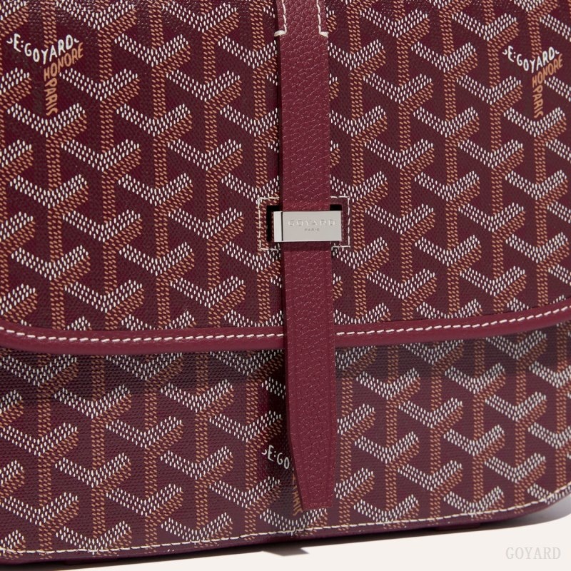 Goyard Belvedere MM Bag Burgundy | HKHI6486