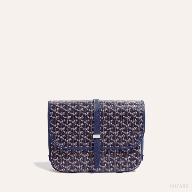 Goyard Belvedere MM Bag Navy Blue | PDZQ8489