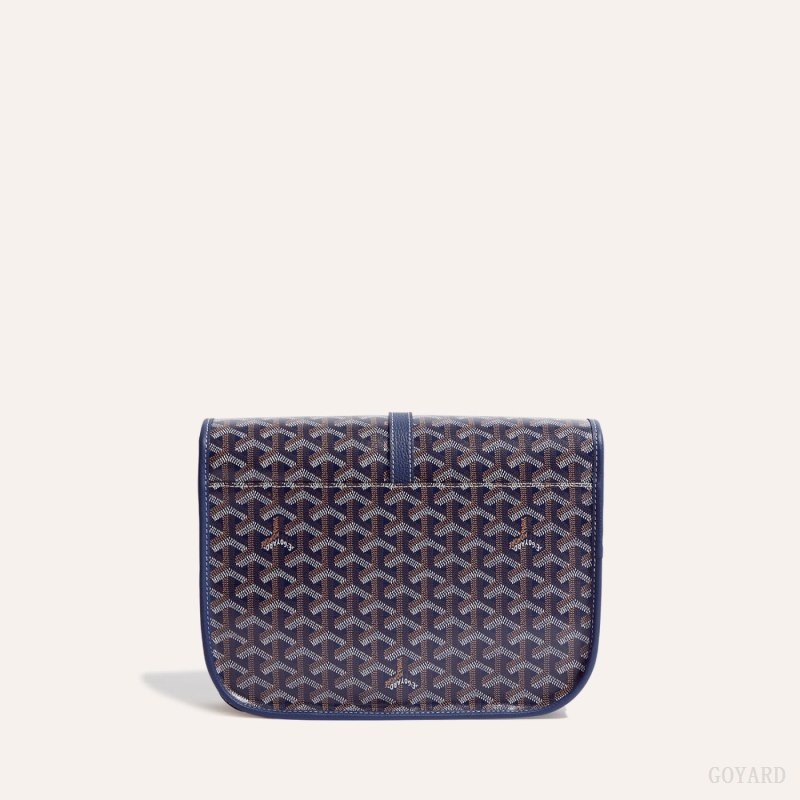 Goyard Belvedere MM Bag Navy Blue | PDZQ8489