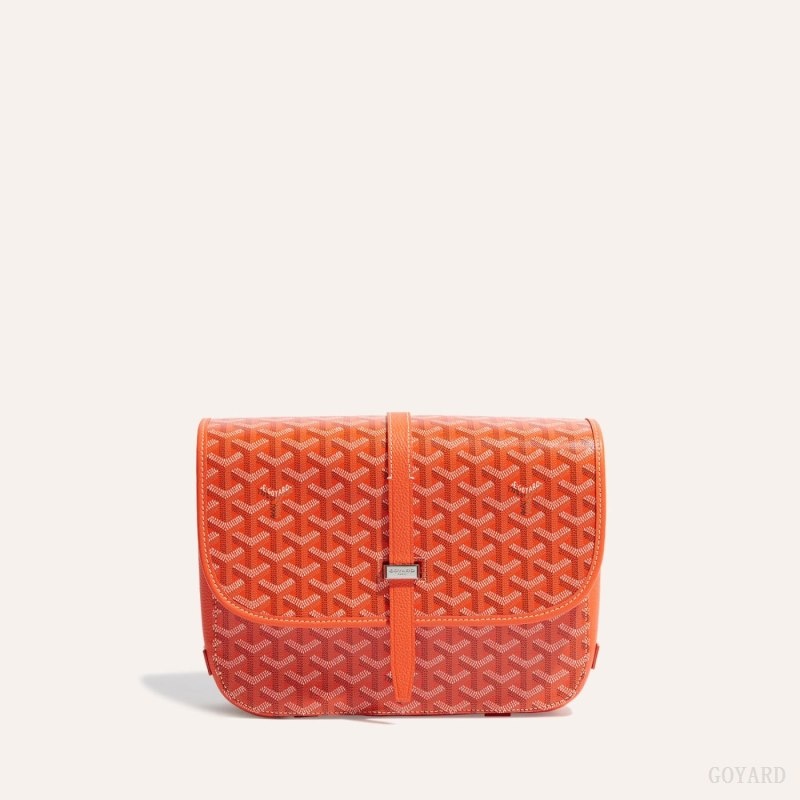 Goyard Belvedere MM Bag Orange | AHQK9193