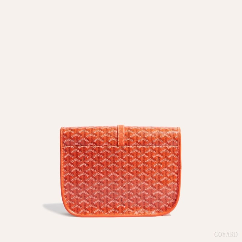 Goyard Belvedere MM Bag Orange | AHQK9193