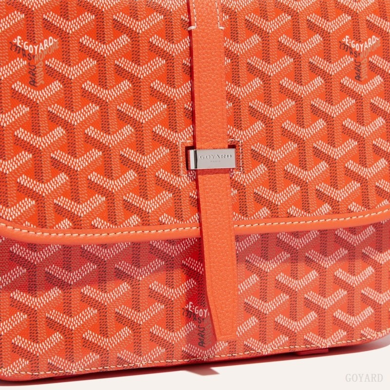 Goyard Belvedere MM Bag Orange | AHQK9193