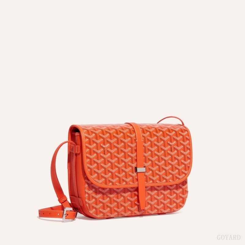 Goyard Belvedere MM Bag Orange | AHQK9193