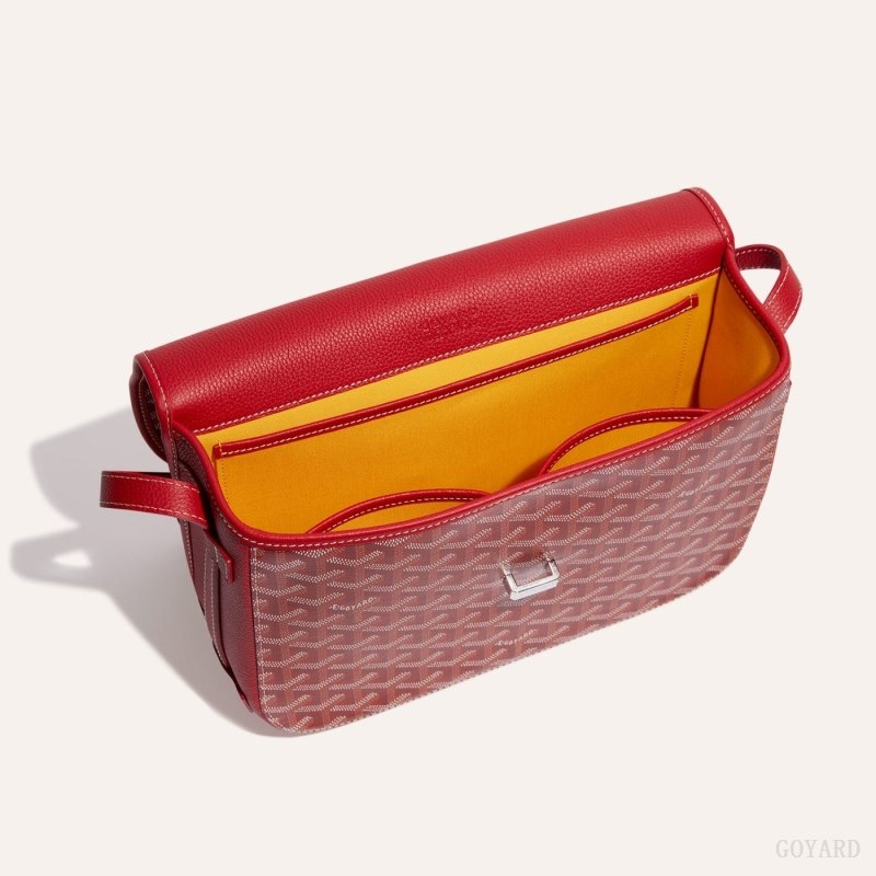 Goyard Belvedere MM Bag Red | JBJQ6640