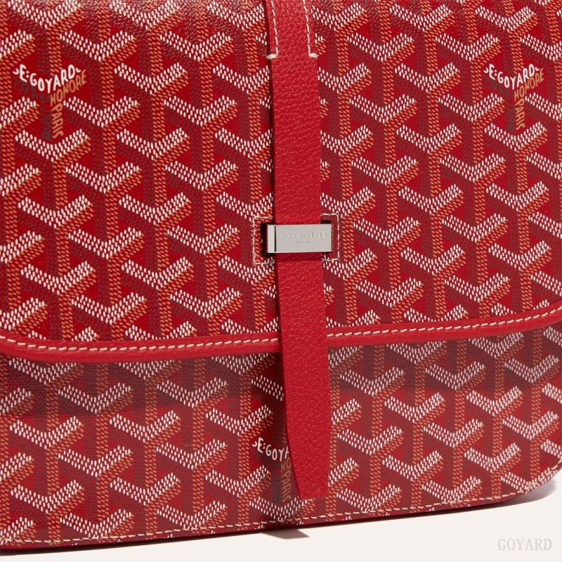 Goyard Belvedere MM Bag Red | JBJQ6640