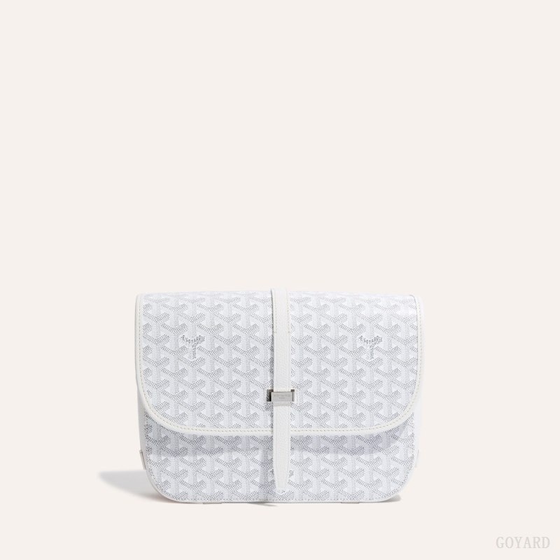 Goyard Belvedere MM Bag White | ZTBK9447