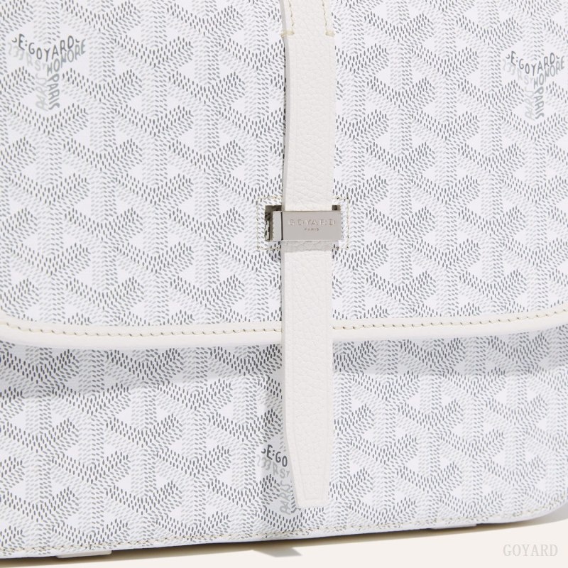 Goyard Belvedere MM Bag White | ZTBK9447