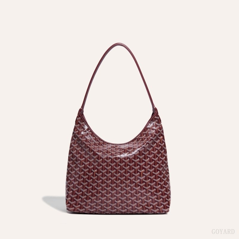 Goyard Bohème Hobo Bag Burgundy | ZUEB4862