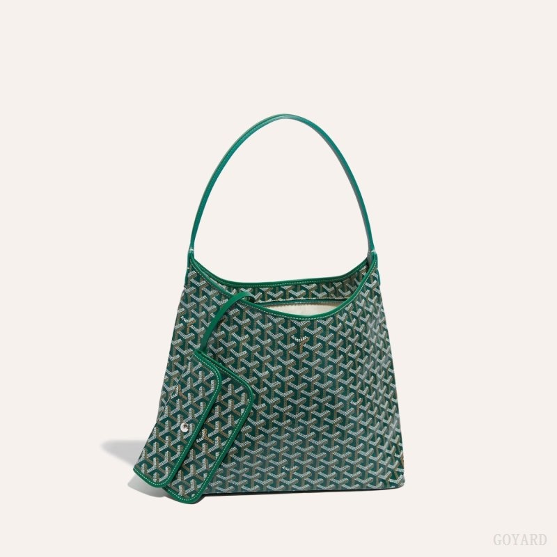 Goyard Bohème Hobo Bag Green | EEMJ4645