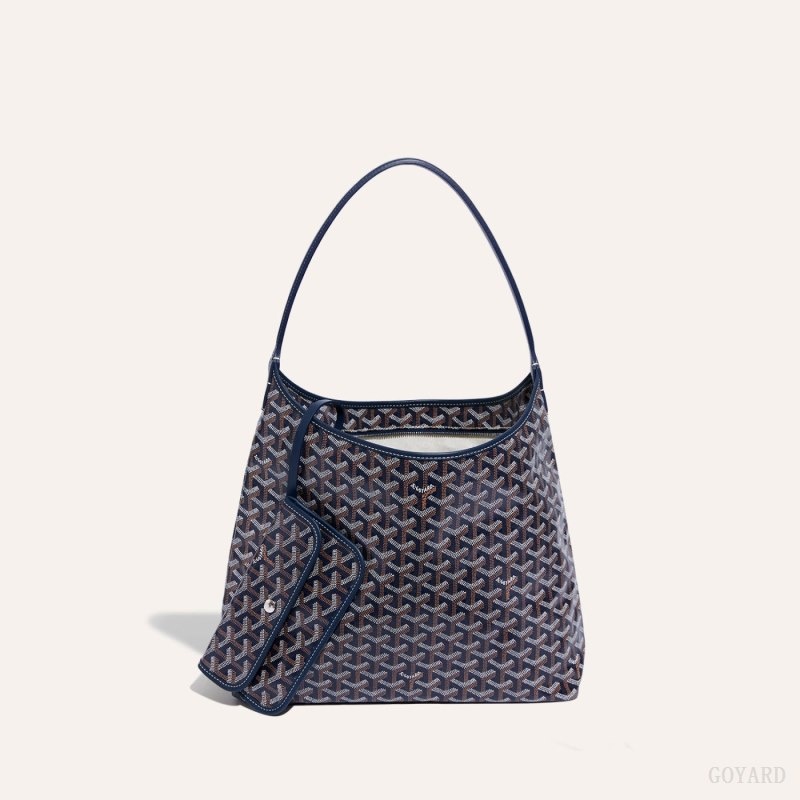 Goyard Bohème Hobo Bag Navy Blue | QFGS0113