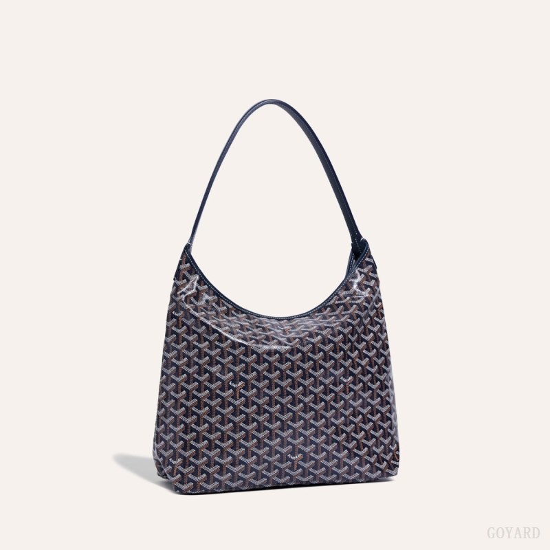 Goyard Bohème Hobo Bag Navy Blue | QFGS0113