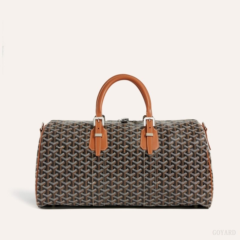 Goyard Boston 45 bag Black / Brown | QGTU5590