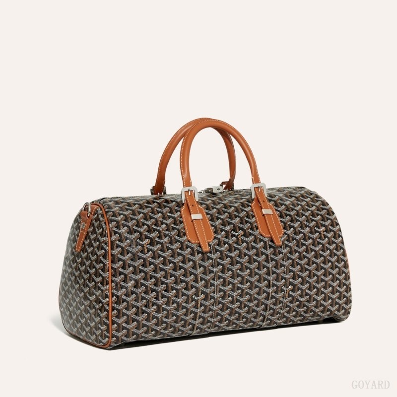 Goyard Boston 45 bag Black / Brown | QGTU5590