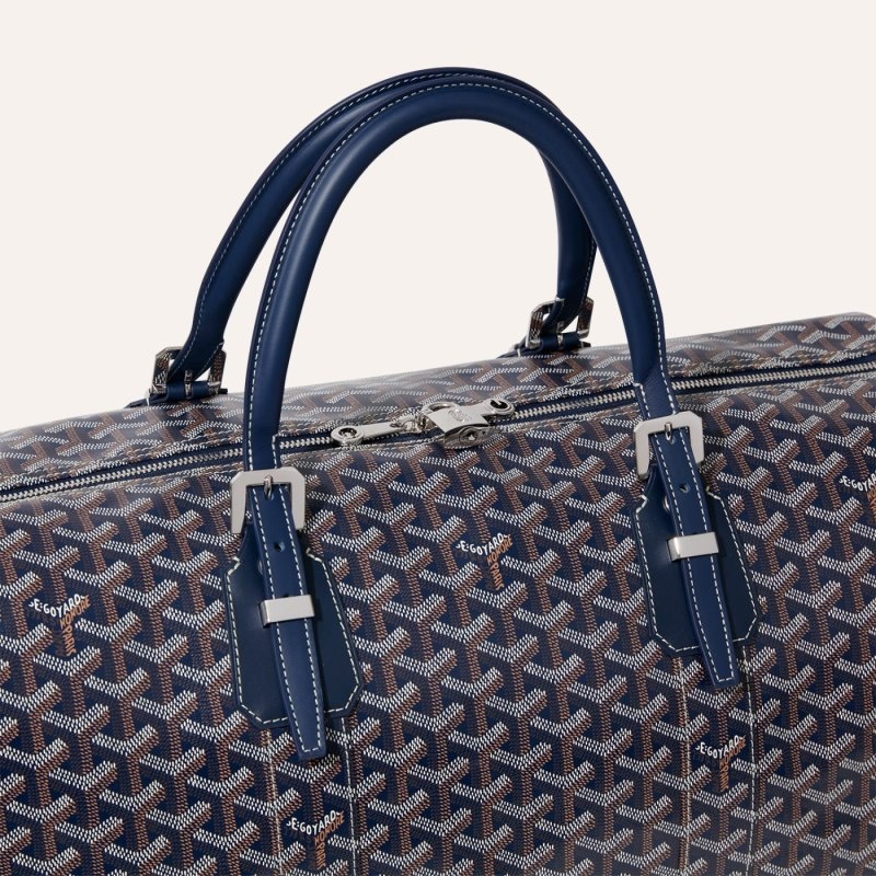 Goyard Boston 50 bag Navy Blue | ILVY7381