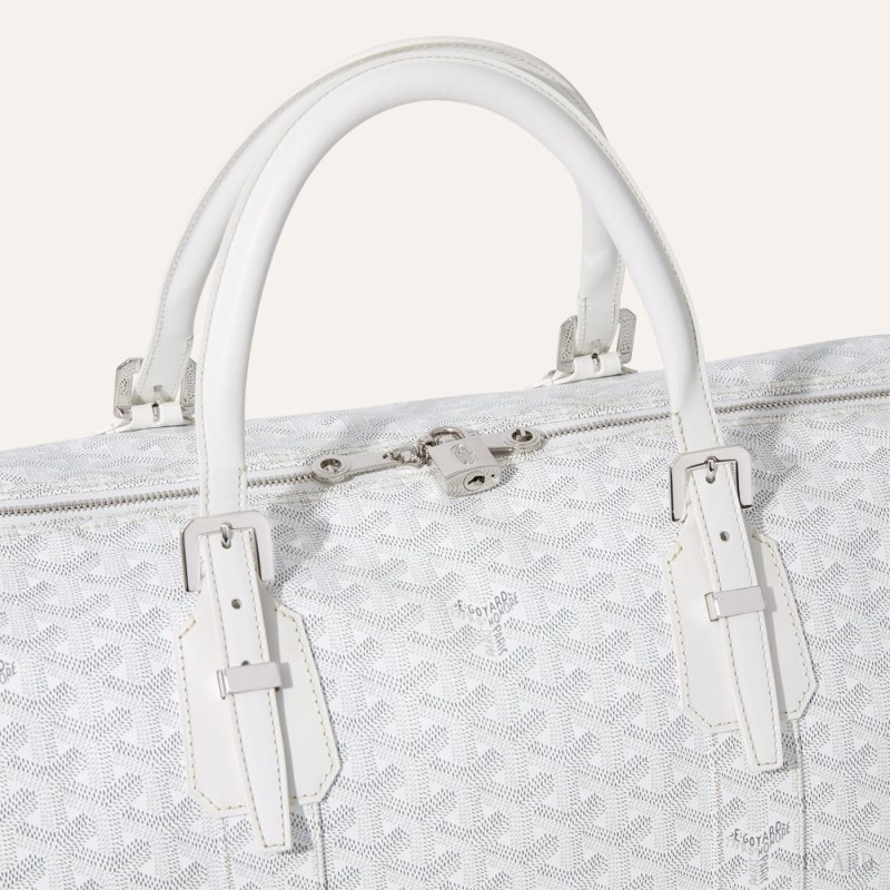 Goyard Boston 50 bag White | KROJ3075