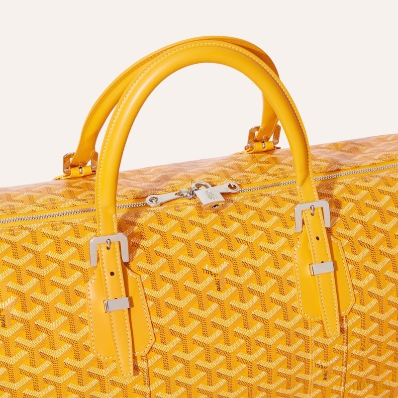 Goyard Boston 50 bag Yellow | JXZV7386