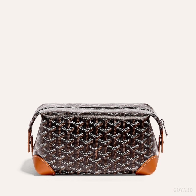 Goyard Bowling 25 Toiletry Bag Black / Brown | ZFEM6182