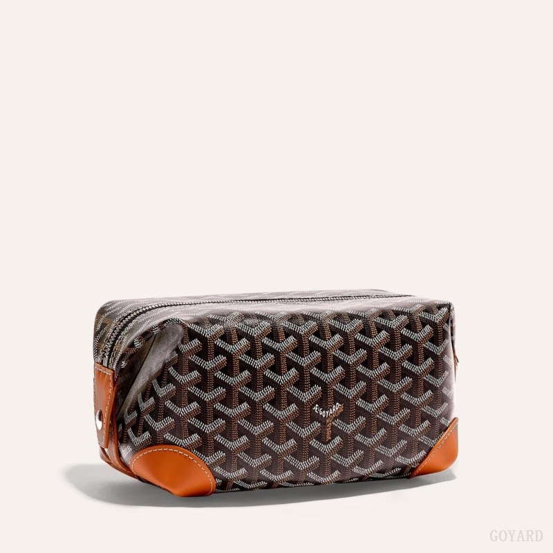 Goyard Bowling 25 Toiletry Bag Black / Brown | ZFEM6182