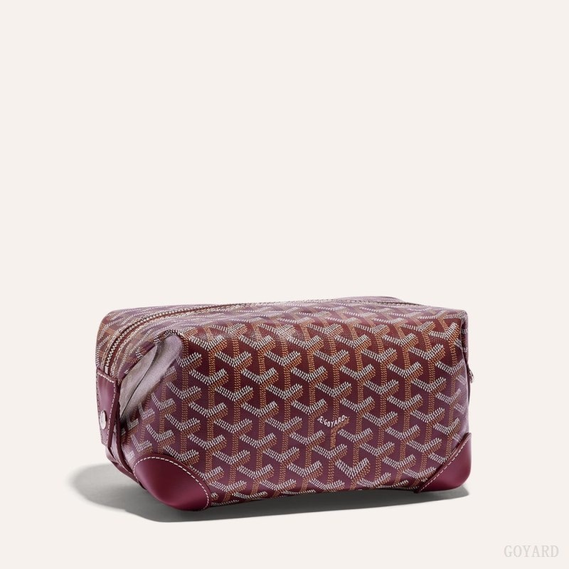 Goyard Bowling 25 Toiletry Bag Burgundy | VKYG2220