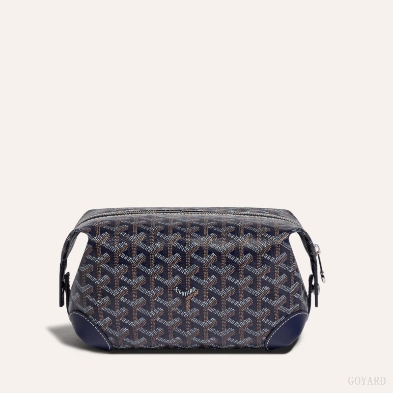 Goyard Bowling 25 Toiletry Bag Navy Blue | INTJ5022