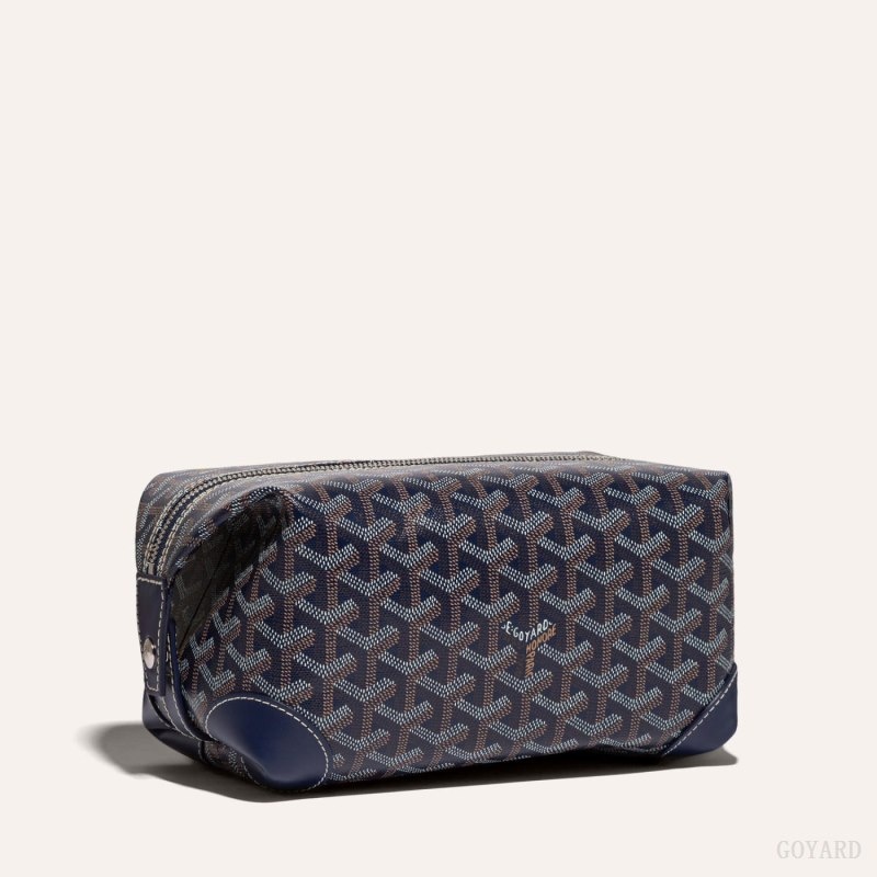 Goyard Bowling 25 Toiletry Bag Navy Blue | INTJ5022