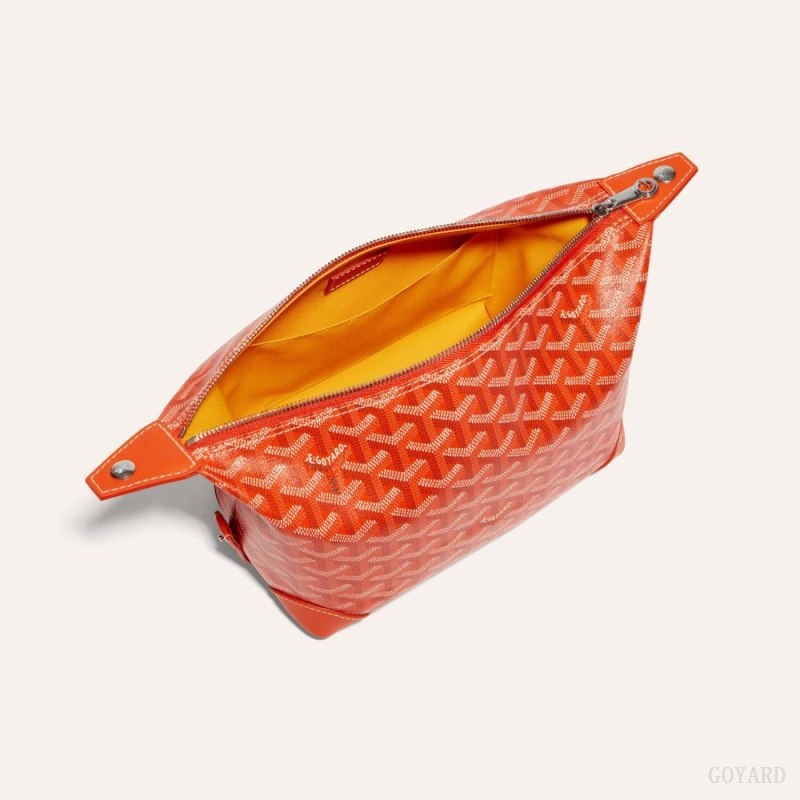 Goyard Bowling 25 Toiletry Bag Orange | ESVT1541