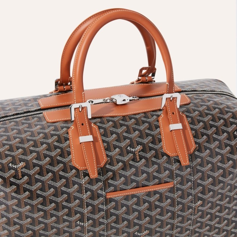 Goyard Bowling 45 bag Black / Brown | AMET6641