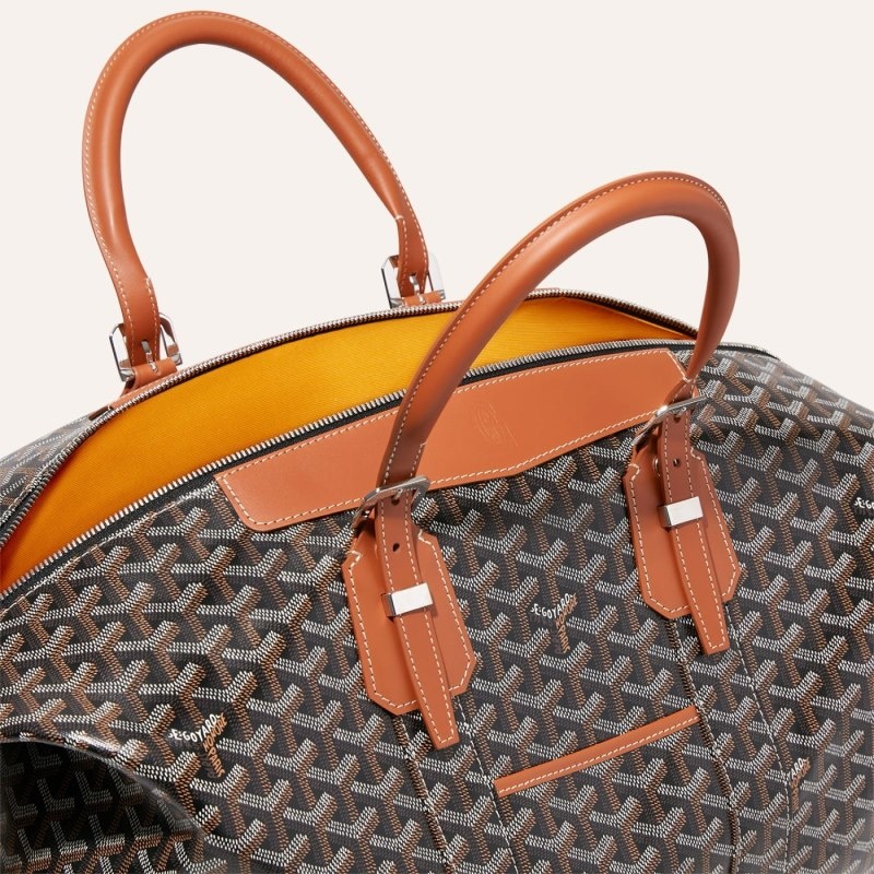 Goyard Bowling 45 bag Black / Brown | AMET6641