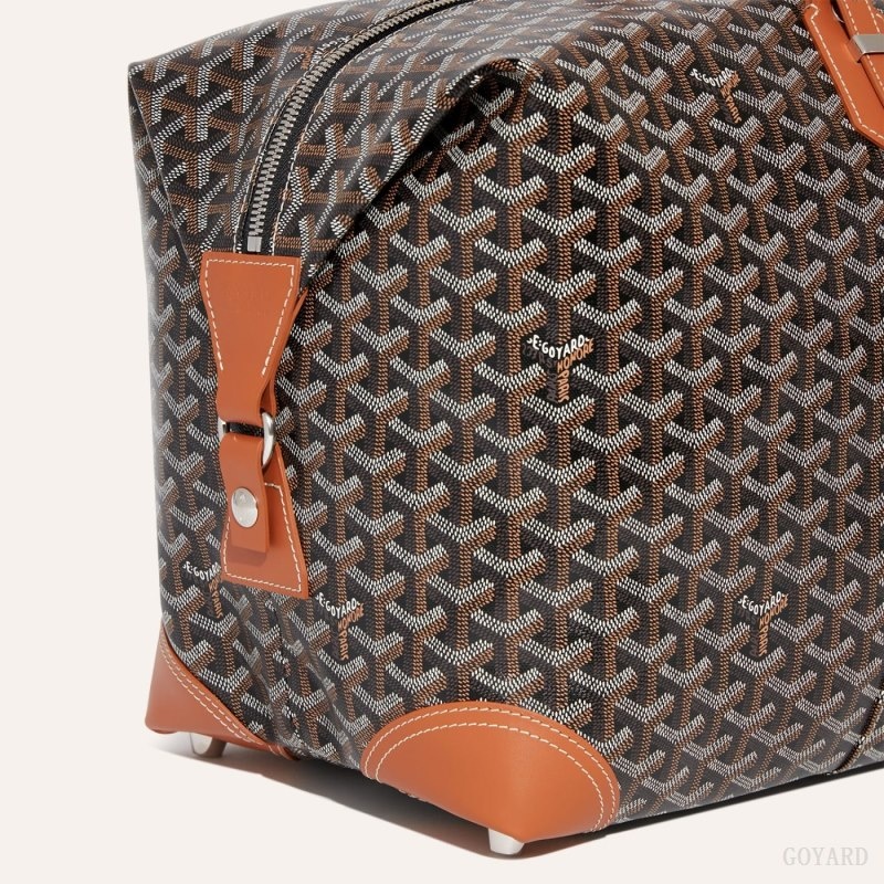 Goyard Bowling 55 bag Black / Brown | QDYN0960