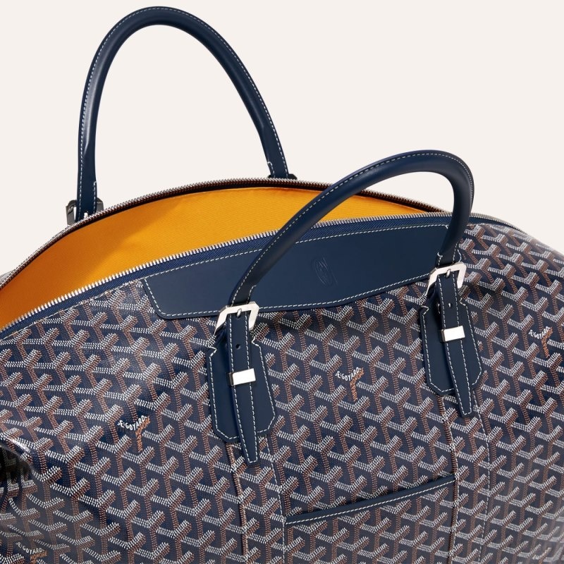 Goyard Bowling 55 bag Navy Blue | QXDA6696