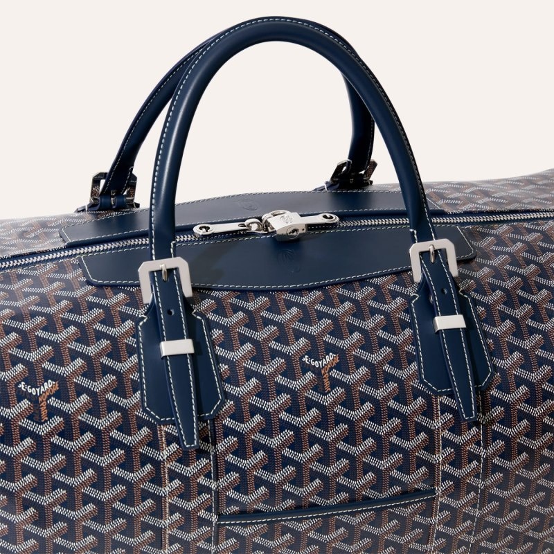 Goyard Bowling 55 bag Navy Blue | QXDA6696