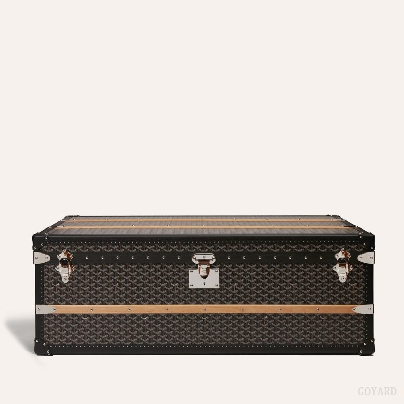 Goyard CABINE TRUNK Black | QVAE1979